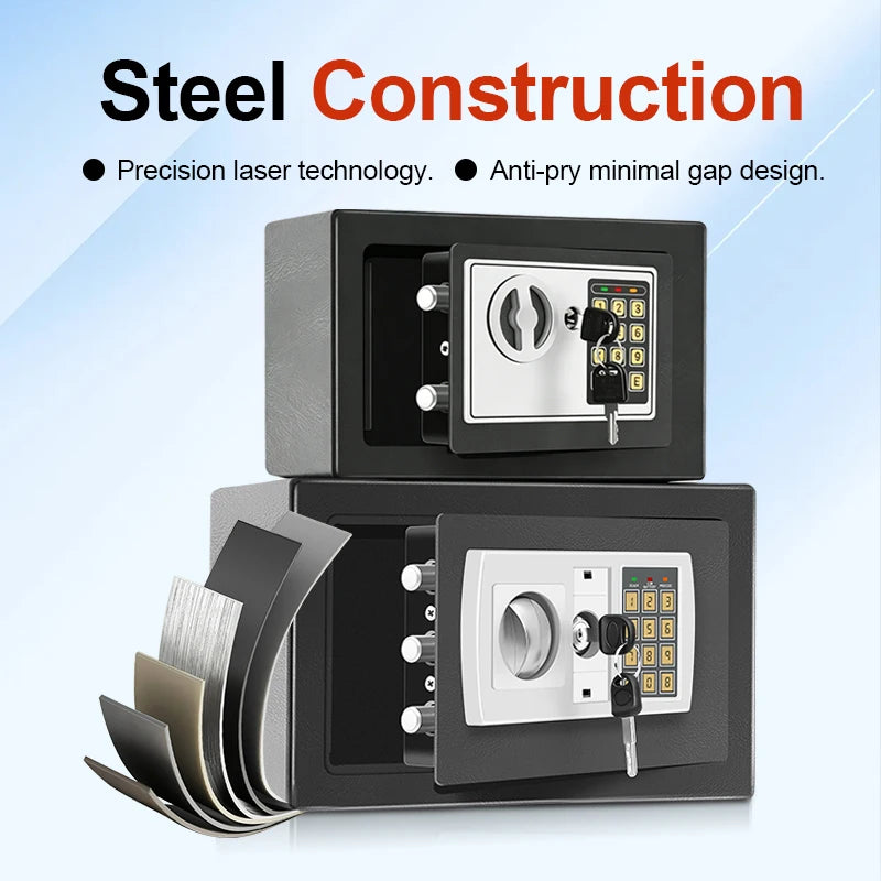 Electronic password Security Box, college dorm saferroomhome,safe,storage,box office savings, safes Mechanical safe box for money key lockbox safebox ——No batteries were provided