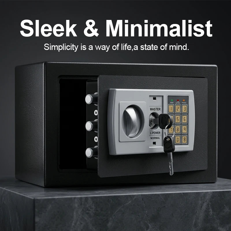 Electronic password Security Box, college dorm saferroomhome,safe,storage,box office savings, safes Mechanical safe box for money key lockbox safebox ——No batteries were provided