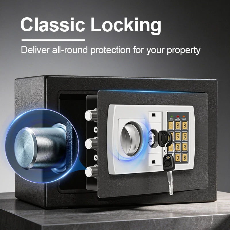 Electronic password Security Box, college dorm saferroomhome,safe,storage,box office savings, safes Mechanical safe box for money key lockbox safebox ——No batteries were provided